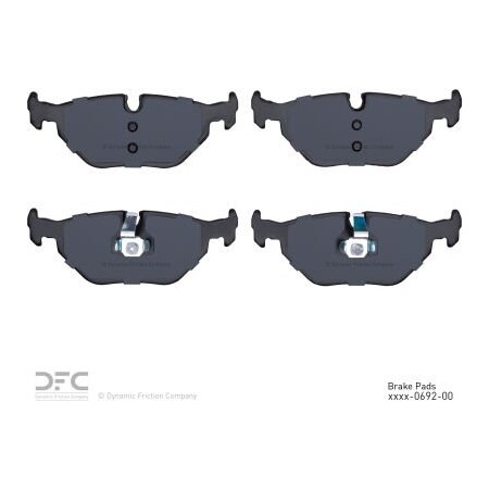 Dynamic Friction Co DFC Track/Street Pads - Low Metallic - 1000-0692-00